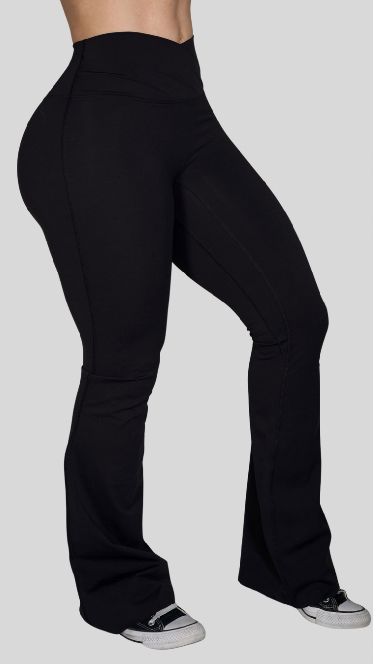 Hourglass leggings wide-leg